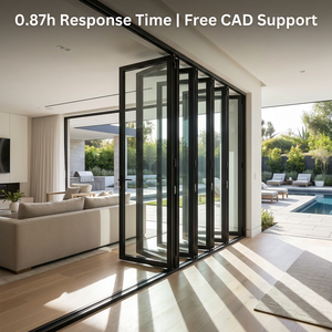 Hurricane Proof Coastal Aluminum Glass Folding Doors