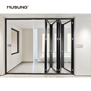 Balcony Accordion Bifold Door Design Exterior Aluminum