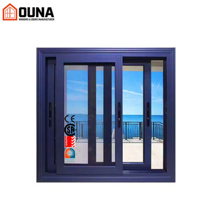 OUNA Aluminium Alloy Windows Doors House Exterior Aluminum Sliding Windows