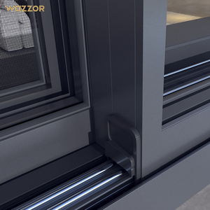 Hurricane Impact Soundproof Triple Glazed Aluminum Windows Doors