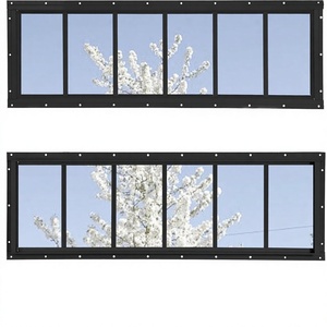 Windproof Hurricane Impact Aluminum Alloy Flush Windows