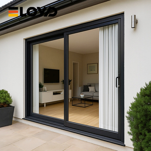 Modern Aluminum Alloy Glass Patio Sliding Door