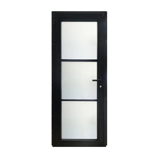French Style Thermal Break Aluminum Front Door Exterior Patio