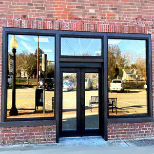 USA Shopfront Storefront Customized Commercial Aluminium Picture Window