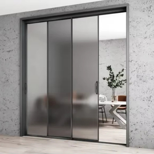 Minimalist Aluminum Alloy Sliding Doors for House Apartment Hotel