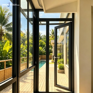 Modern Aluminium Casement Swing Door