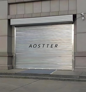 Steel Electric Rolling Shutter Hurricane Storm Proof Door