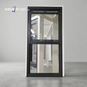 Vertical Sliding Aluminium Single-hung Glass Window