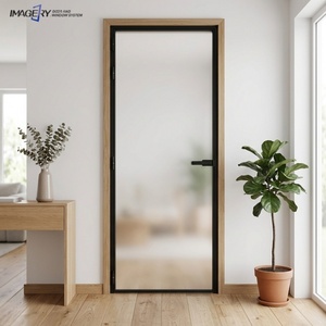 Minimalist Style Extremely Narrow Frame Casement Aluminum Door