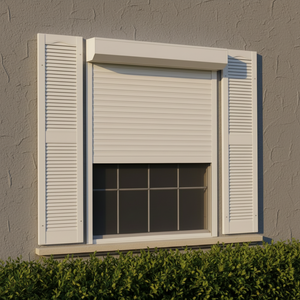 Factory Wholesale European Design Roll Down Door Exterior Metal Hidden Rolling Shutters Windows Durable Aluminum Alloy