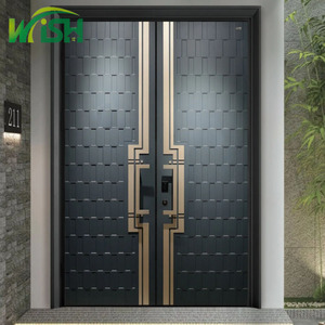 Cast Aluminum Entrance Door Exterior Aluminum Security Doors