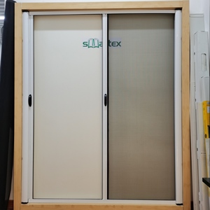 Factory Directly Supply Aluminium Profile Sliding Roller Fly Screen Anti Mosquito Net Door Retractable Screen Doors