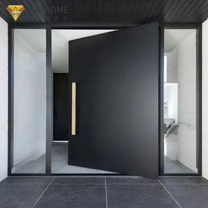 Aluminum Alloy Pivot Door with Concealed Hinge Mechanism