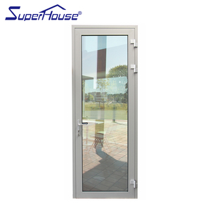 Modern Aluminum Alloy Swing Door Soundproof Waterproof Hinged Door for Bathroom Bedroom Balcony Hinged Door