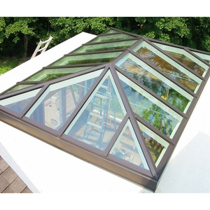DEEZON Sun Room Black 60 mm Customizable Waterproof High Strength Glass Roof Skylights