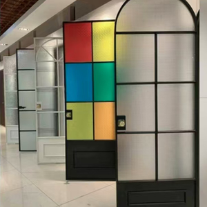 Arch Aluminum Casement Doors Interior Bathroom Kitchen Double Door Wrapped Modern Flush Glass French Doors