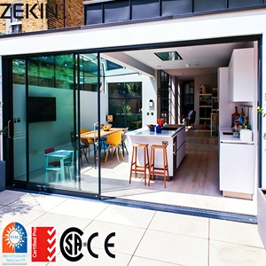 Noiseless Aluminum Custom Made Aluminum Sliding Flyscreen Doors
