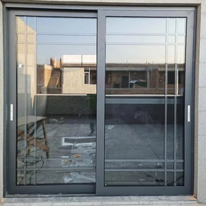 Patio Double Glass Exterior Aluminum Alloy Doors Large Lift And Sliding