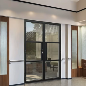 Optional Low-E Glass Eco-Friendly Simline Frame Aluminium Heritage French Doors