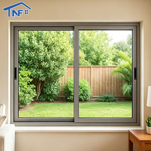 Hurricane Impact Aluminum Windows Double Glass Sliding Window