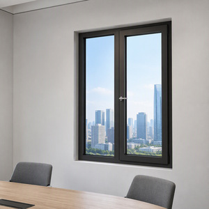 Double Glazed Aluminium Casement Windows with Thermal Break & Flyscreen Design