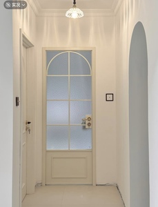 Minimalist Crittall Style Aluminum Interior Door Single Glazed Waterproof Bathroom Door for Luxury Villa and Hotels
