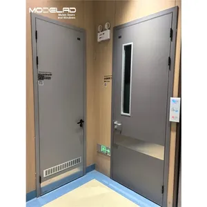 All Aluminum HPL Door with Aluminum Alloy Frame Indoor Complete Door Set Anti-Termite Fireproof Anti-Deformation