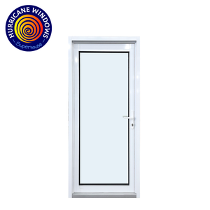 New Design Hurricane Impact Series Aluminum Front Entry Door Cheap Price Exterior Security Entrance Door for House Villa