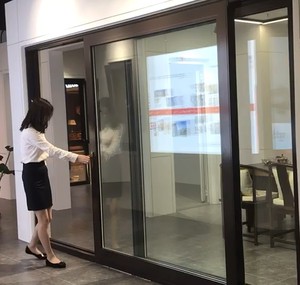 Double Glazed Thermal Break Aluminum Lift and Sliding Glass Door