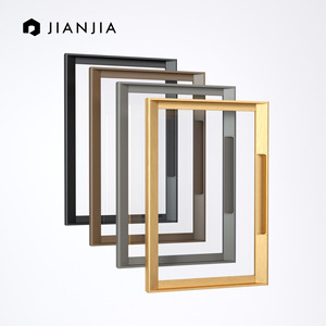 Wholesale Wardrobe Kitchen Cabinet Glass Aluminum Frame Door