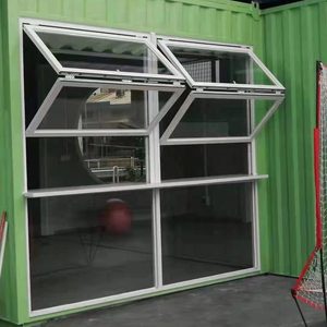Modern Exterior Vertical Bi-folding Aluminum Alloy Window