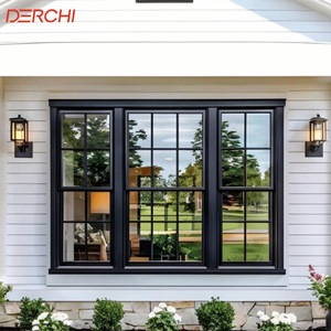 Double Hung Modern Design Aluminum Sash Windows