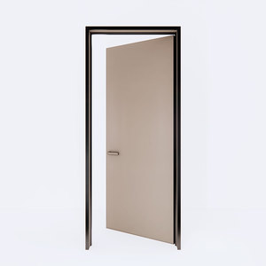 Modern Simple Design Aluminum Wooden Door