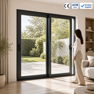 Exterior Aluminium Sliding Doors Double Glazed Lift and Slide Door Energy Saving Patio Slider for House Villa