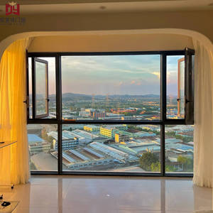 Aluminum Casement Windows with Inward Outward Opening & Tilt-In Option