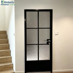 Aluminum Alloy Casement Entry Home Storefront French Door