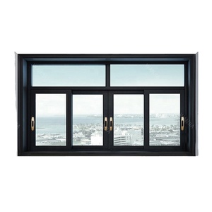 WANJIA Balcony Aluminum Large Glass Sliding Windows