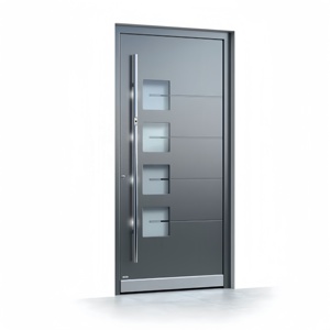 Latest Design Custom Home Entry Security Villa Main External Entrance Aluminum Modern Pivot Door