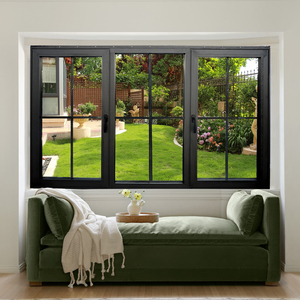 CSA Approved Thermal Break Aluminum windows Tilt and Turn Hurricane Window Double Glazed Aluminium Windows Casement Windows