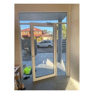 Aluminum Swing Door Hinged Door AS2047 Commercial Entry Door