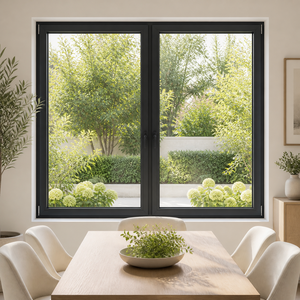 Residential Thermal Break Aluminium Bay Windows Laminated Glass With Grill for Australia and Houses