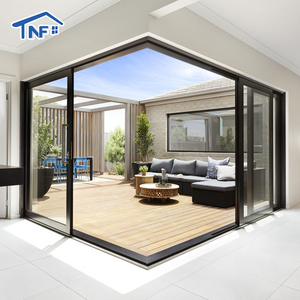Modern Aluminum Frame Sliding Glass Door