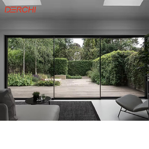 DERCHI Double Glazed Tempered Glass Floor To Ceiling windows