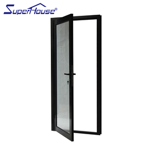 Superhouse Modern Single Exterior Aluminum Door Commercial Storefront