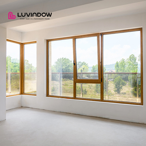 American Modern Design Aluminum Clad Wood Tilt Turn Casement Window