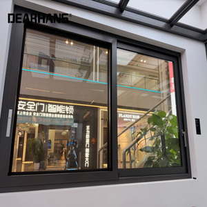 Exterior Aluminum Sliding Window Double Glazing Soundproof Good Air Tightness for Home Renovation and Remodeling Works