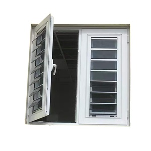 Aluminum Glass Window with Grill Design Casement windows