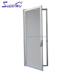 Silvery Aluminum Stainless Steel Mesh Hinged Door As Security Door