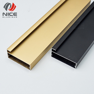 Custom Aluminium Kitchen Cabinet Profile Glass Door Frame Aluminium Profiles