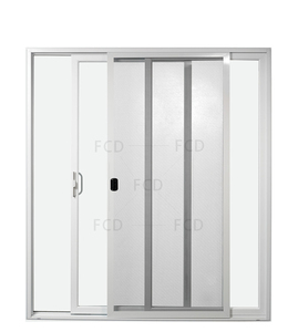 Customizable Commercial Sliding Glass Doors Aluminum Mosquito Net Pane Grill Sliding Door Heavy Duty Sliding Doors